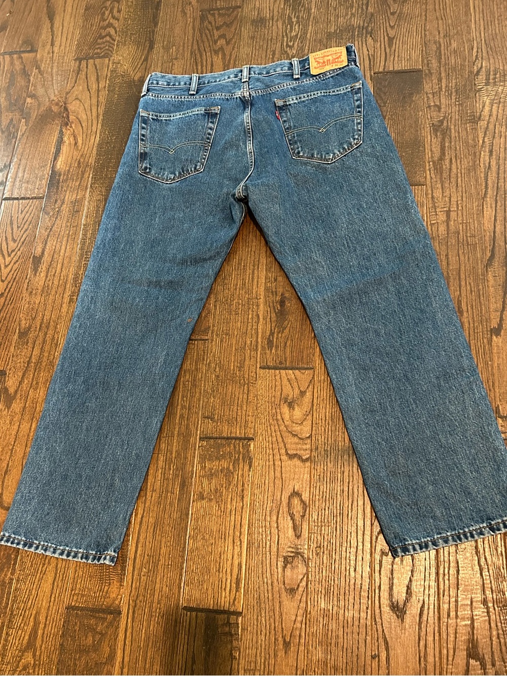 Levi’s 505 Regular Fit Straight Leg Jeans Men’s 38x30 Medium Wash Denim